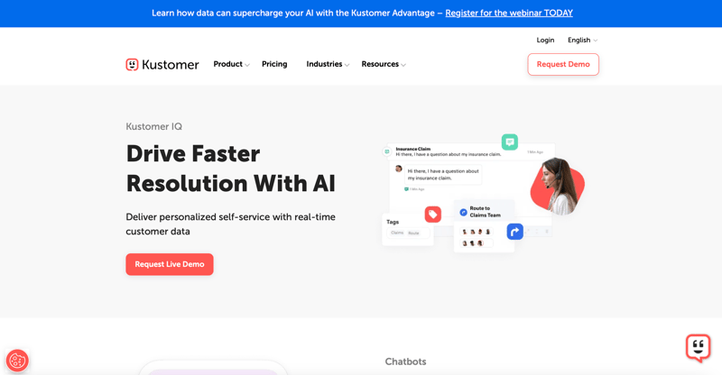 Kustomer. screenshot 1