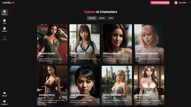 Candy.ai screenshot 1