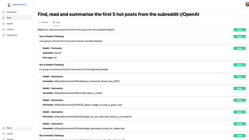 AgentRunner.ai screenshot 1