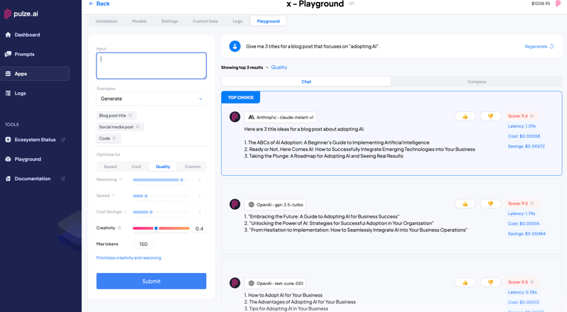 Pulze.ai screenshot 1