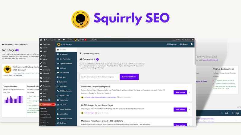 Squirrly SEO screenshot 1