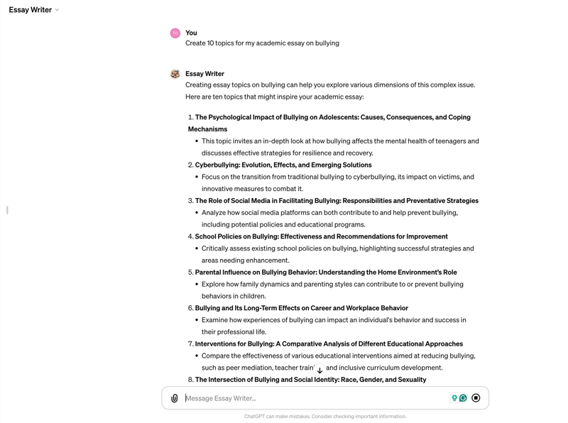 Essay Writer screenshot 1