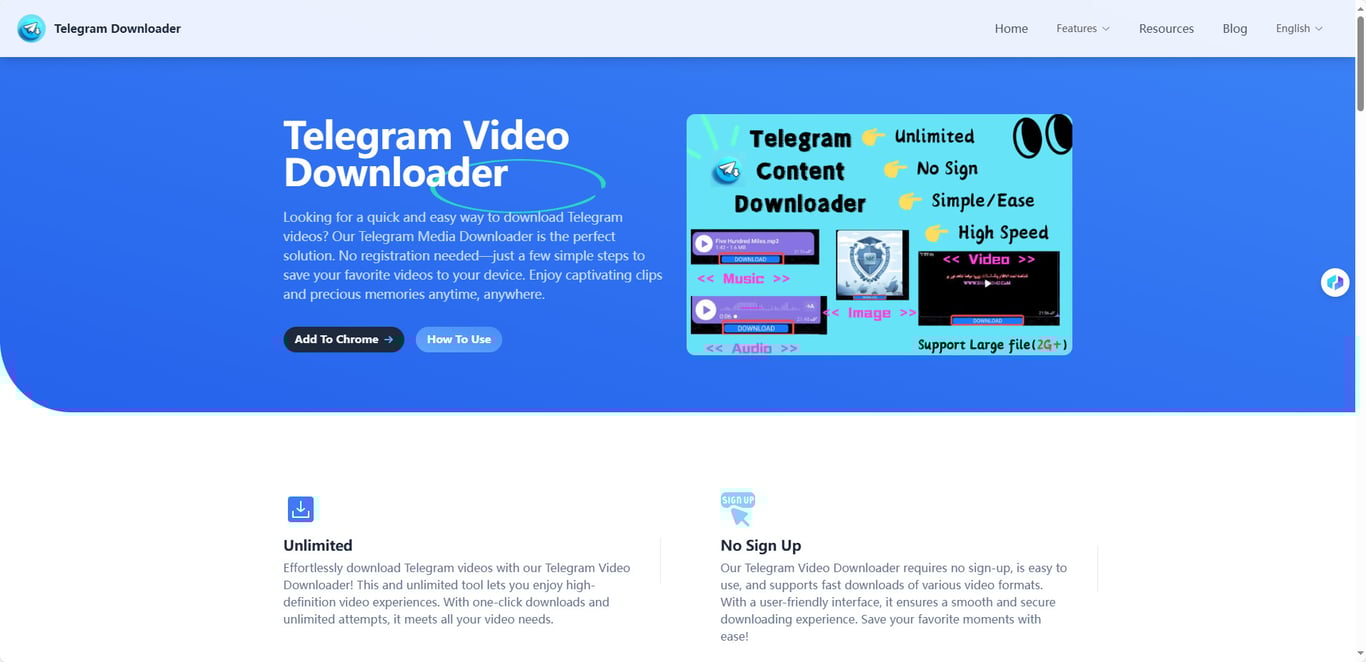 Telegram Video Downloader screenshot