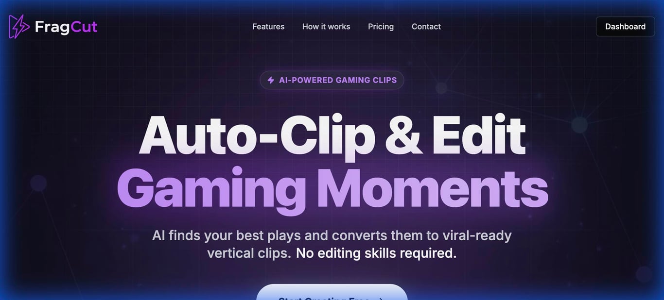 AI Gaming Clip Generator screenshot