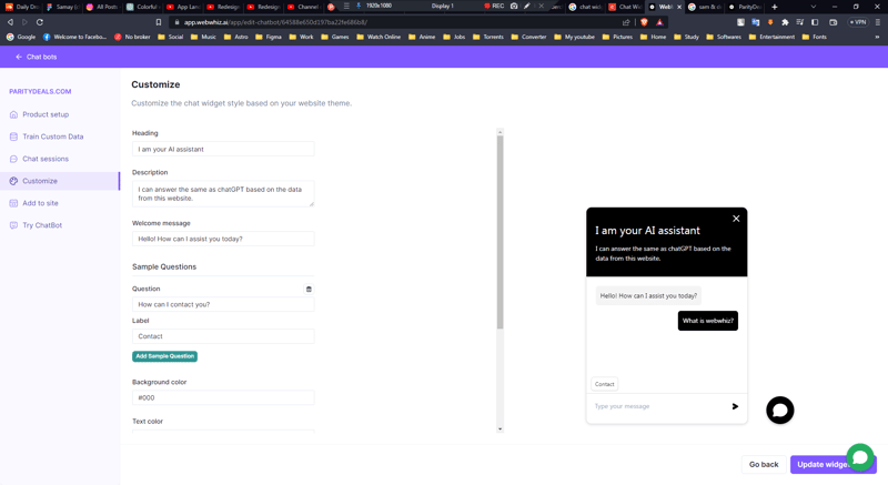 WebWhiz  screenshot 1
