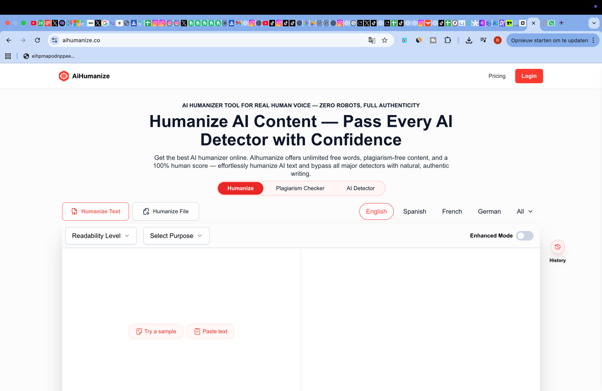 HumanizeAI screenshot