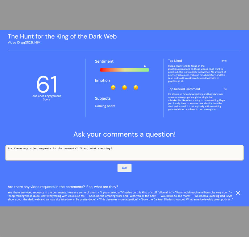 Comment Explorer screenshot