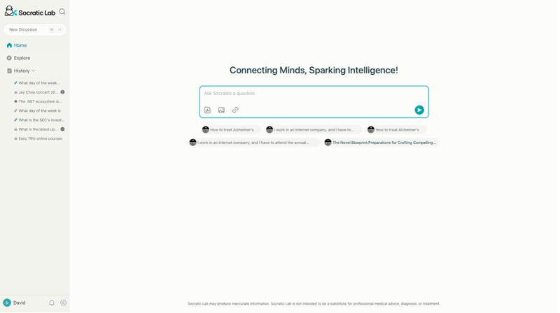 SocraticLab screenshot 1