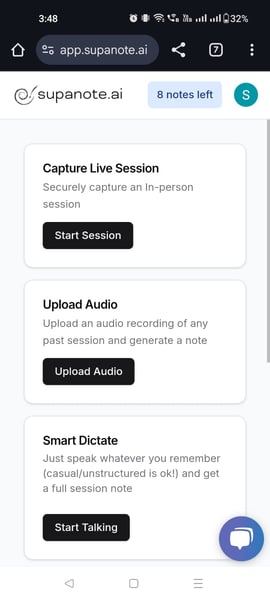 Supanote screenshot 1