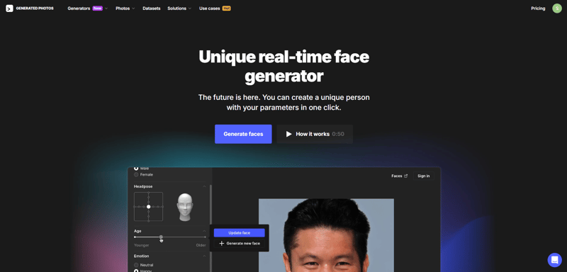 Face Generator screenshot 1