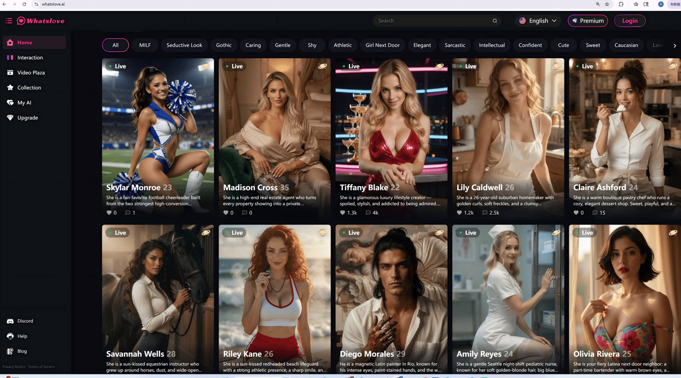 whatslove.ai screenshot