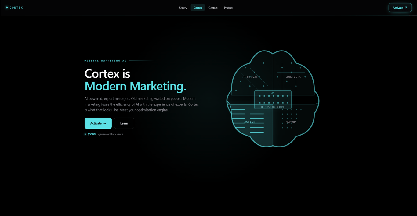 Cortex by Capconvert screenshot