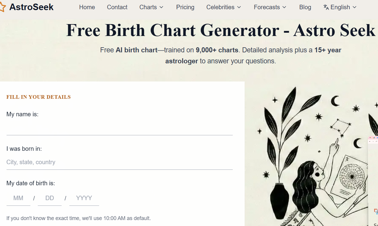 Astro Seek screenshot