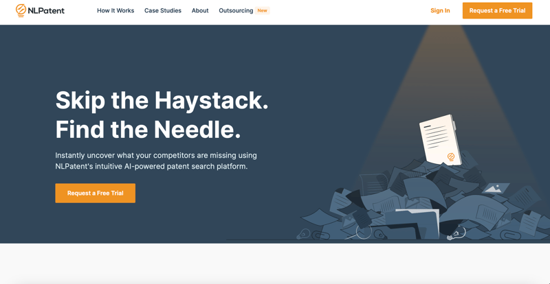 Nlpatent screenshot 1