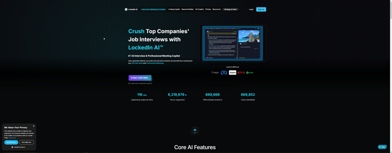LockedIn AI screenshot 1