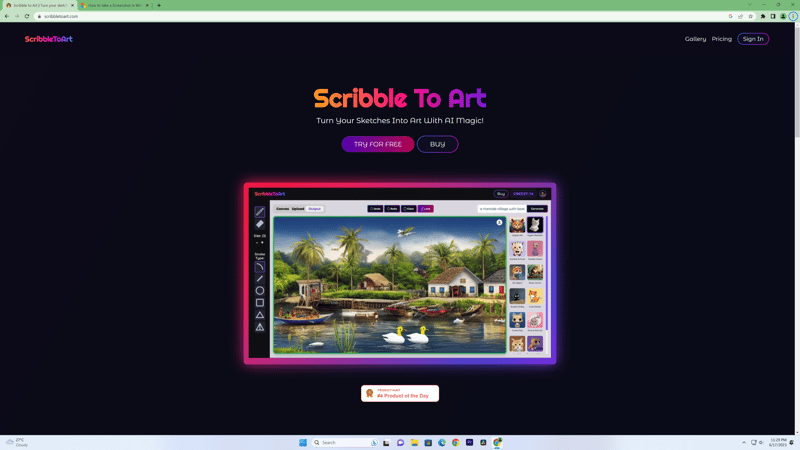 Scribble To Art screenshot 1