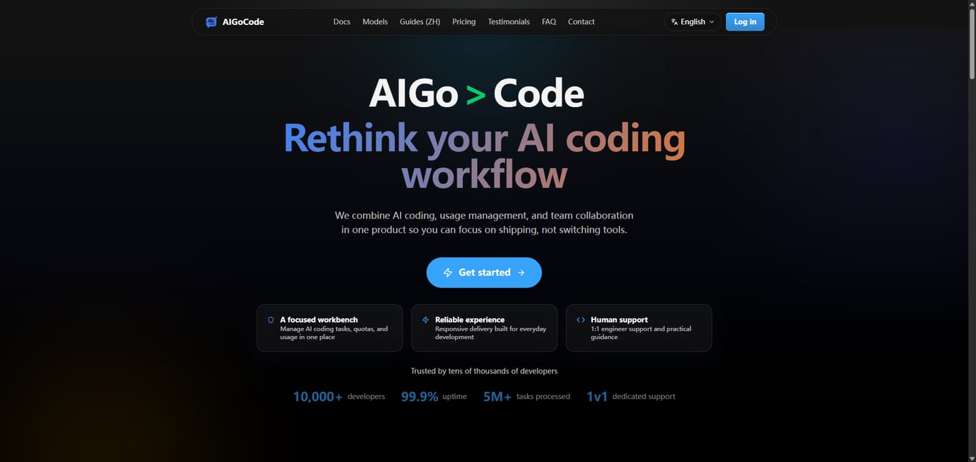 AIGoCode screenshot