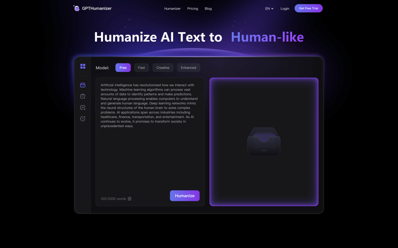 GPTHumanizer.ai screenshot 1