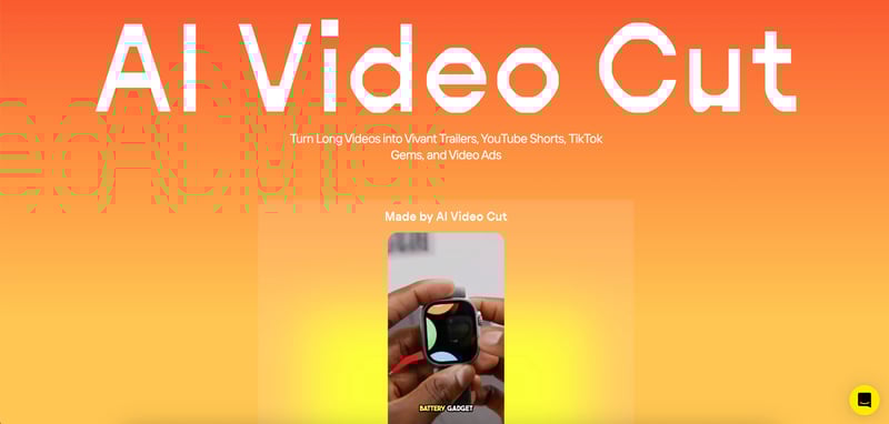 Aivideocut screenshot 1
