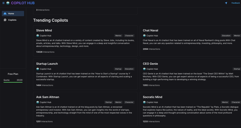 Copilot Hub screenshot 1