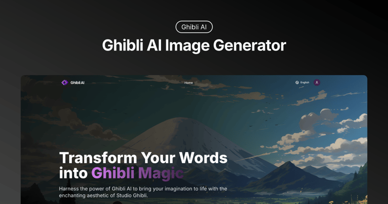Ghibli AI Image Generator screenshot 1