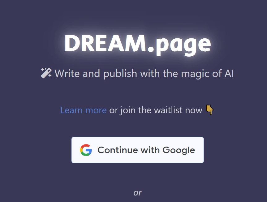 DREAM.page