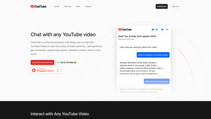 ChatTube screenshot 1