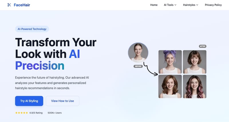 FaceHair screenshot 1