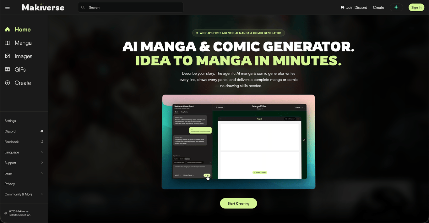 Makiverse screenshot