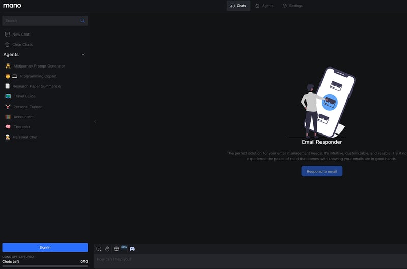 Mano AI screenshot 1