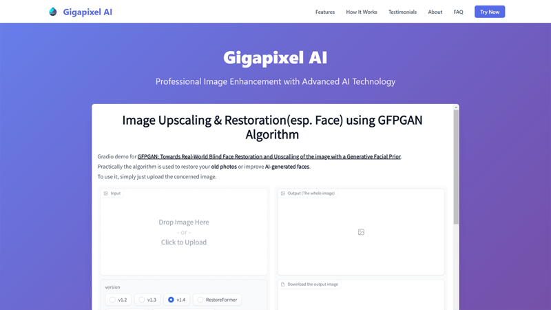 Gigapixel AI screenshot 1