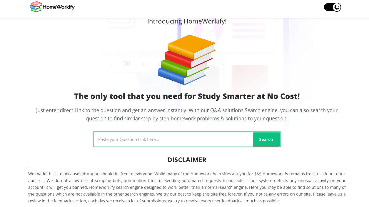 Find 10 Homeworkify Alternatives And Similar Tools