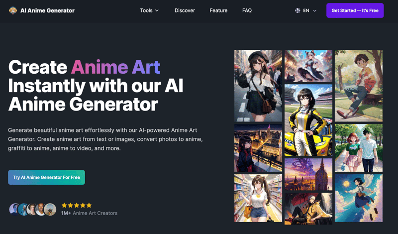 AIAnimeGenerator screenshot 1