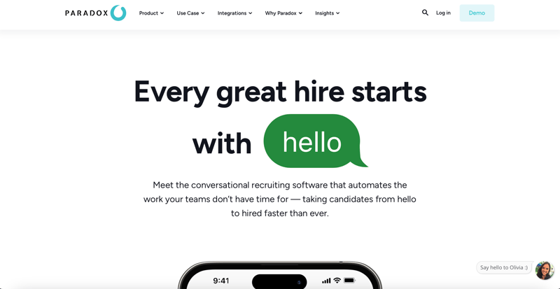 Paradox.ai screenshot 1