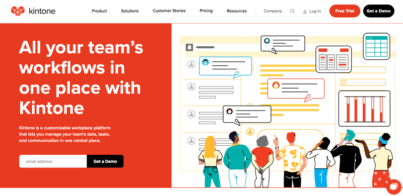 Kintone screenshot 1