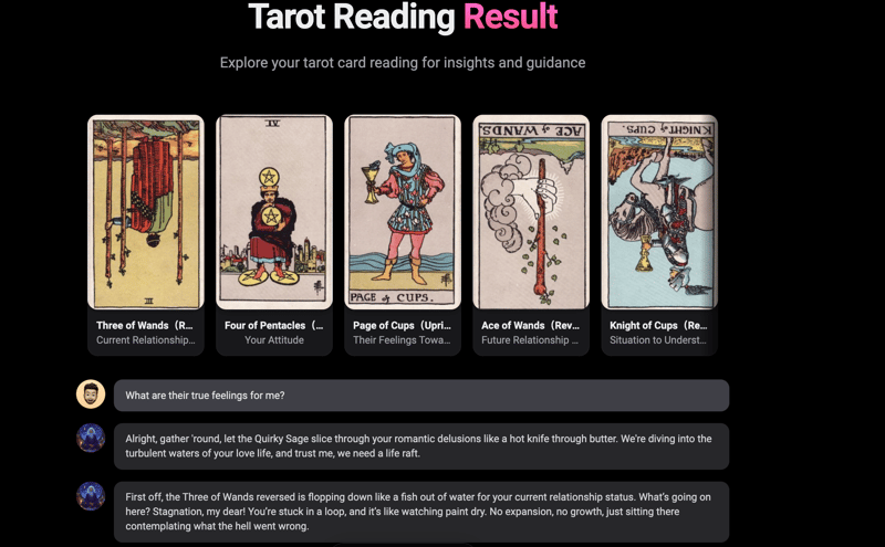 Tarotap screenshot 1