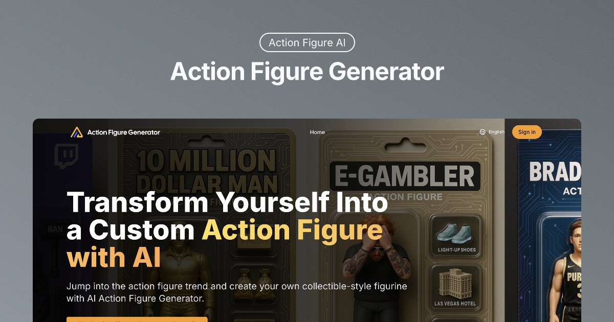 Action Figure Generator screenshot