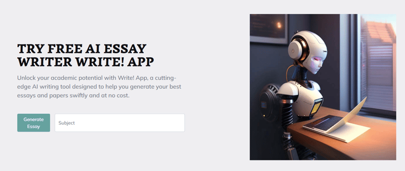 Write App AI Essay Writer screenshot 1