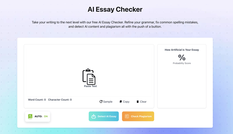 Essaychecker screenshot 1