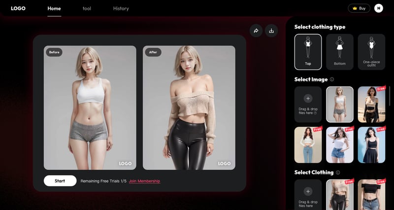 DressPlay.ai screenshot 1