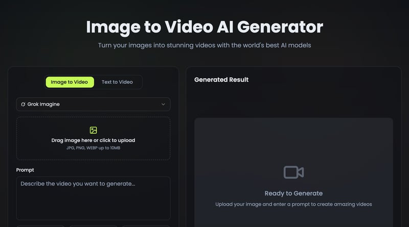 ImageToVideoAI screenshot
