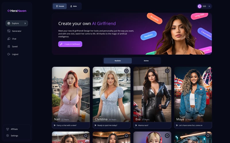 HeraHaven screenshot 1