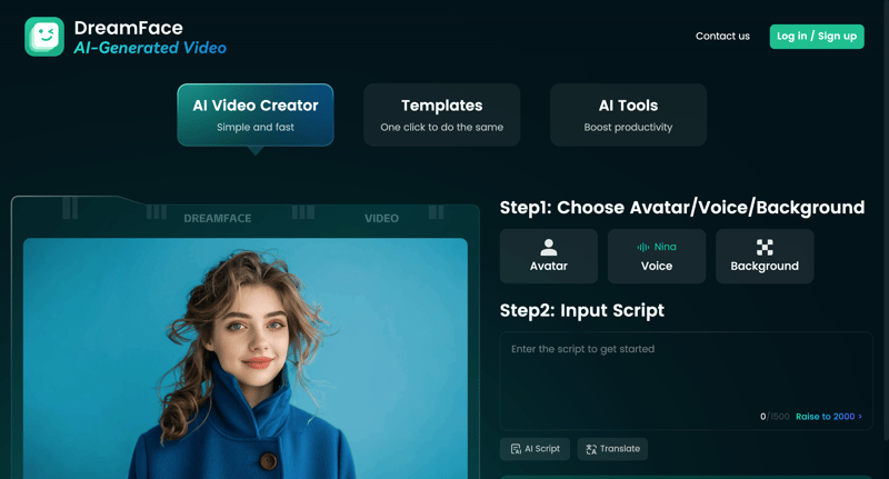 Tools.dreamfaceapp.com screenshot 1