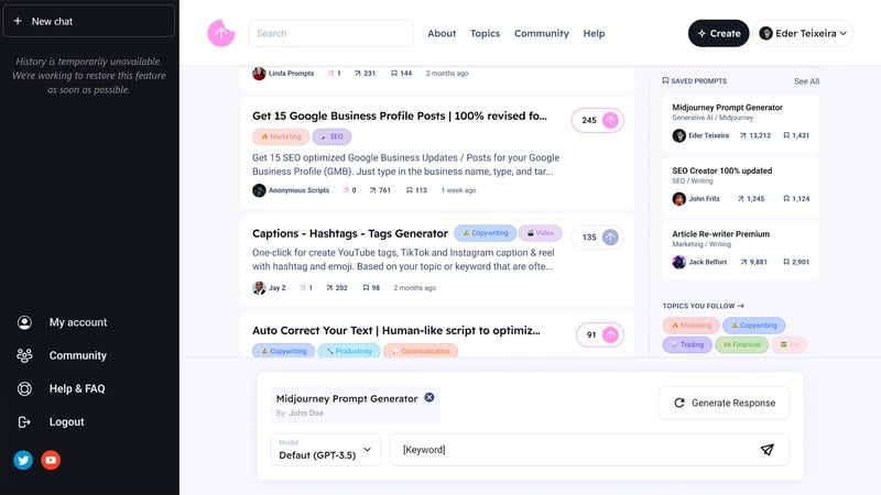 Snack Prompt screenshot 1