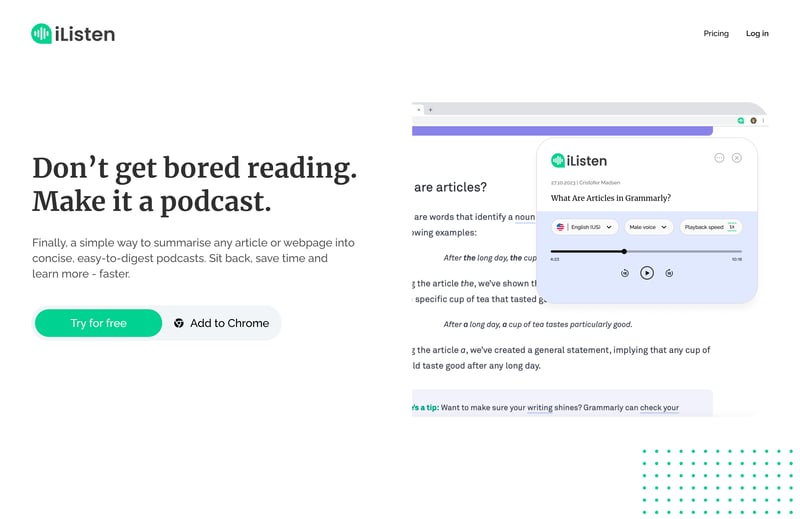 iListen screenshot 1