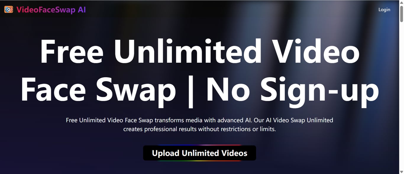 Free Videoswapface screenshot