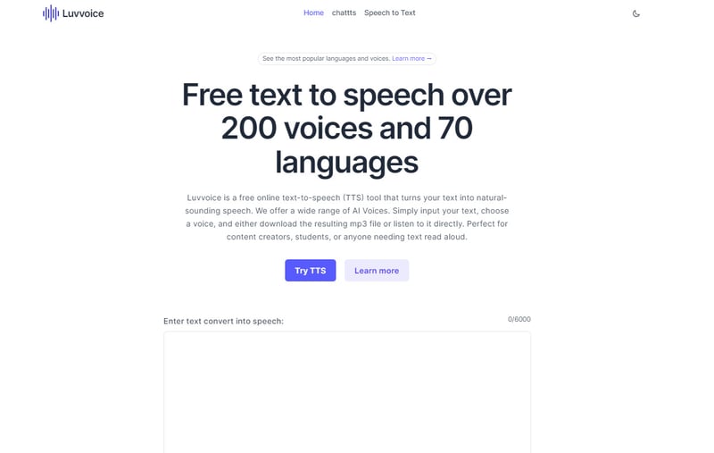 Luvvoice screenshot 1