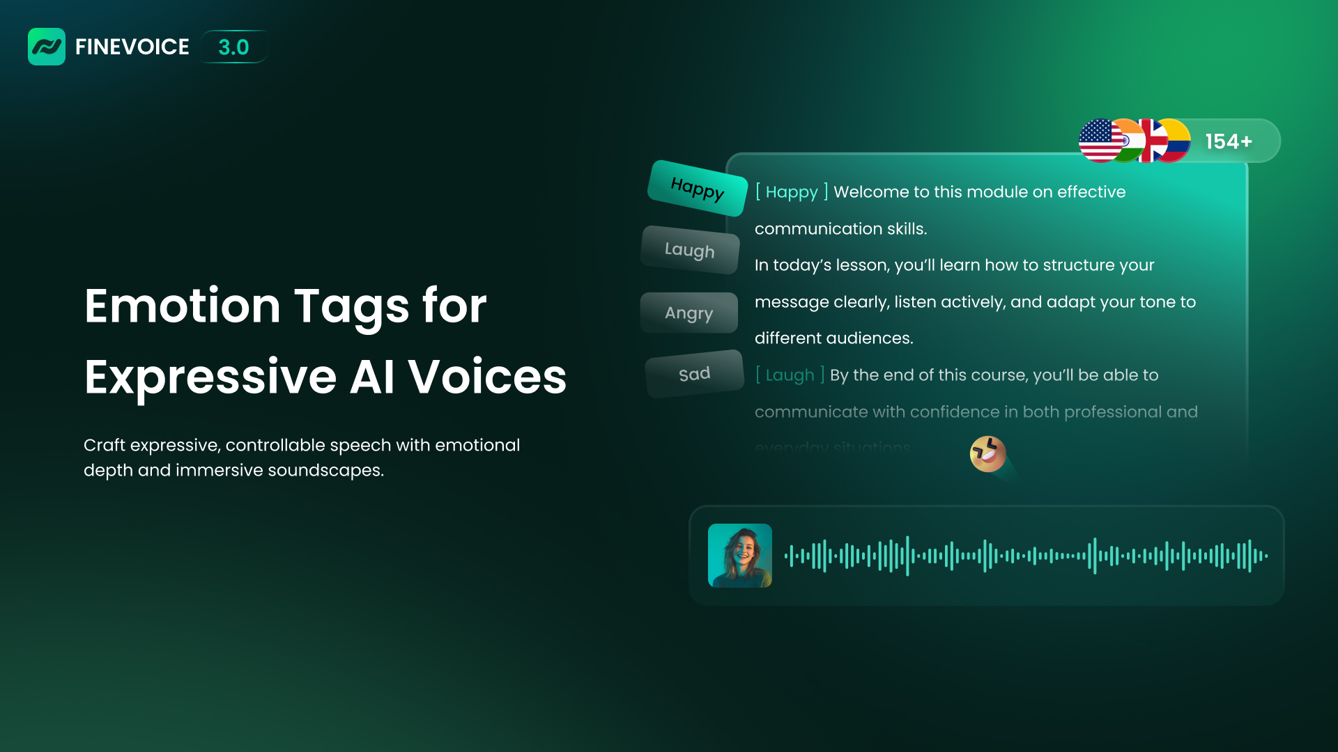 FineVoice Text to Speech screenshot