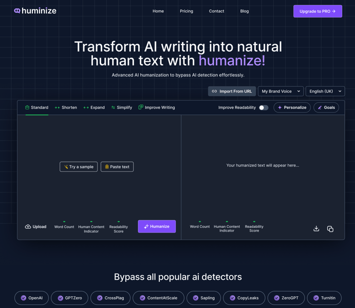 HumanizeAI screenshot 1