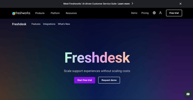 Freshdesk screenshot 1